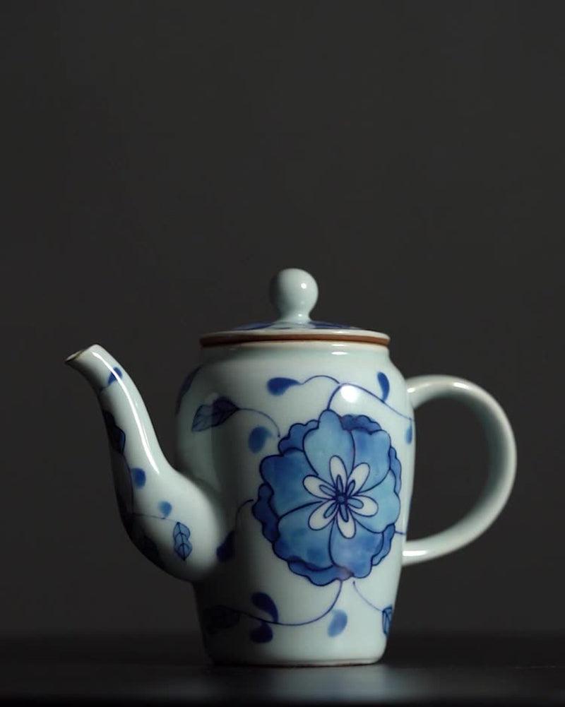 Handmade Blue And White Porcelain Teapot - gloriouscollection