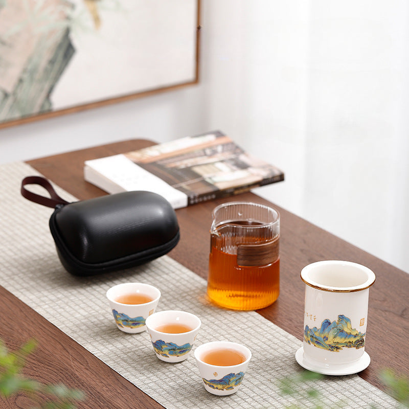Portable Glass Quick Tea Brewing Cup