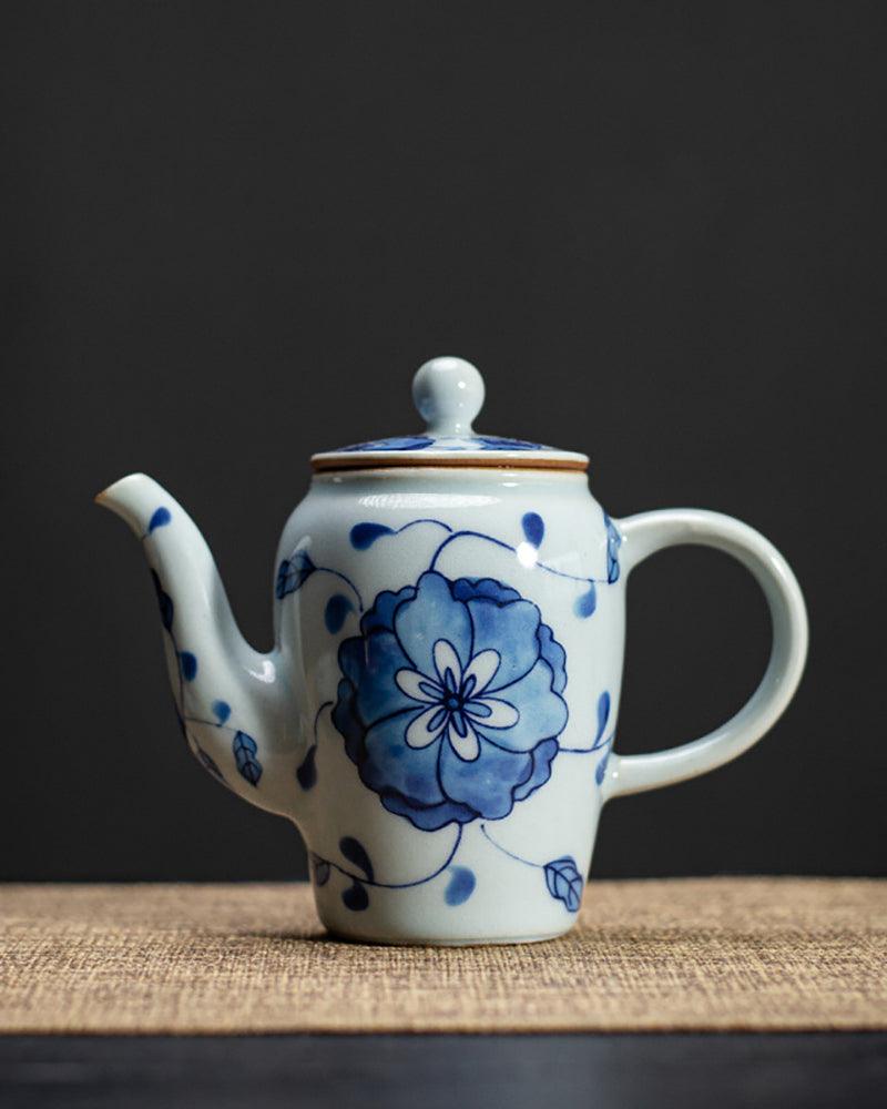 Handmade Blue And White Porcelain Teapot - gloriouscollection