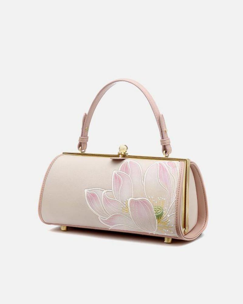 Flower Embroidery Handbag - gloriouscollection