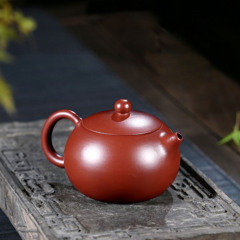 Yixing Purple Clay Lotus Xi Shi Teapot