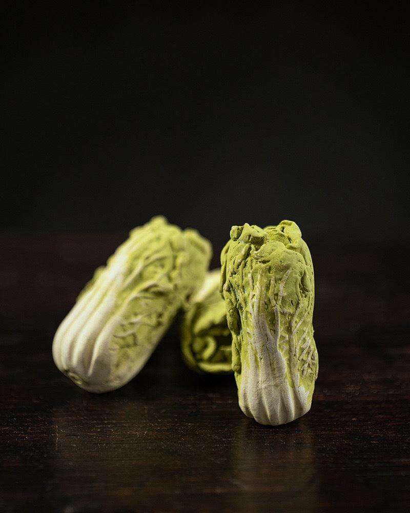 Handmade Cabbage Decorative Redware Tea Pet - gloriouscollection