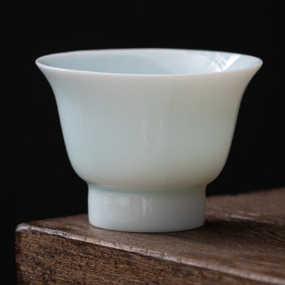 Shadow Blue Porcelain Teacup