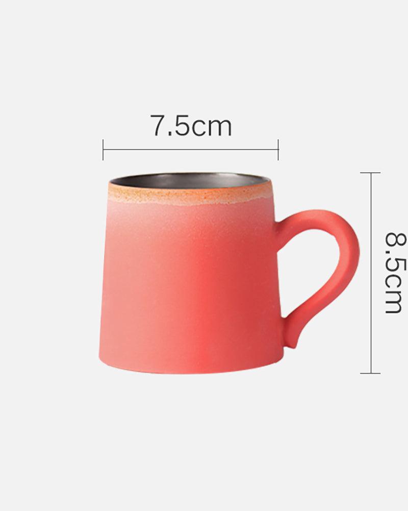 Handmade Pink Gradient Color Ceramic Coffee Gift Mug - gloriouscollection