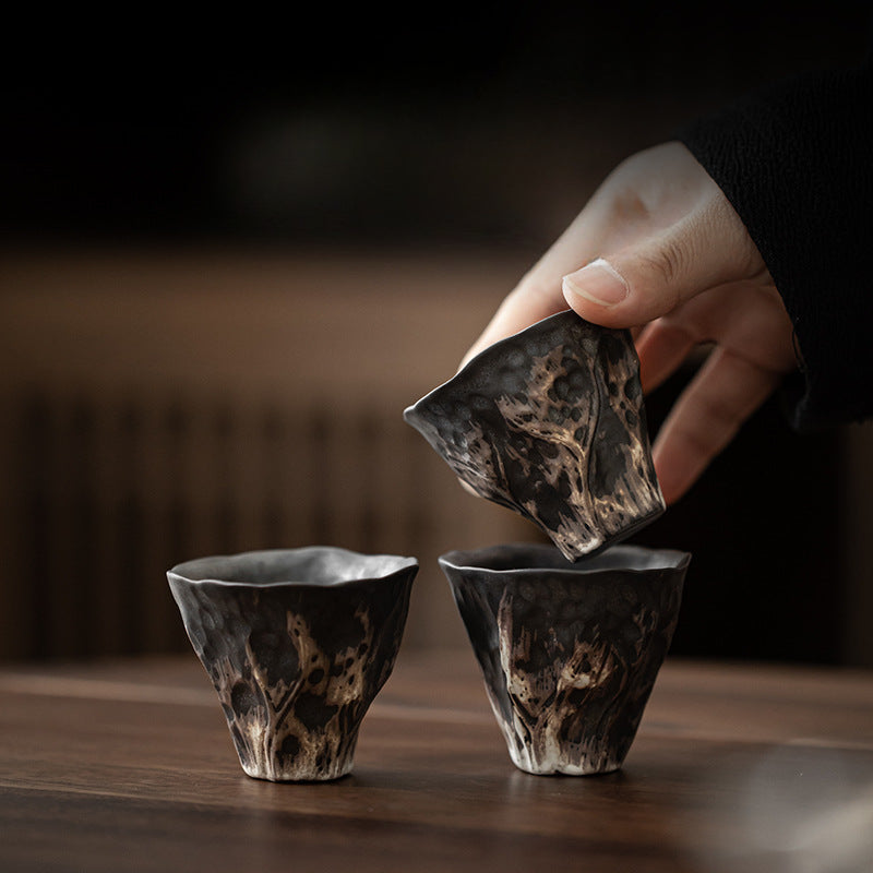 Lotus Style Stoneware Kung Fu Tea Teaware