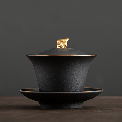 Zen Style Porcelain Gaiwan Tea Set