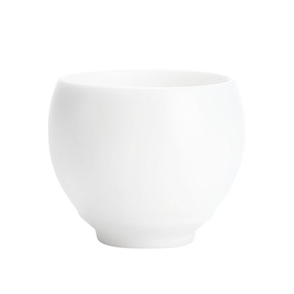 White Jade Porcelain Small Teacup