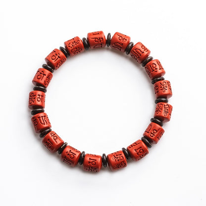 Zodiac Cinnabar Bracelet