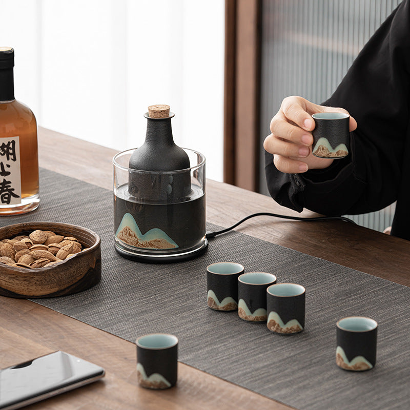 Hand-Painted Household Small Wine Teapot