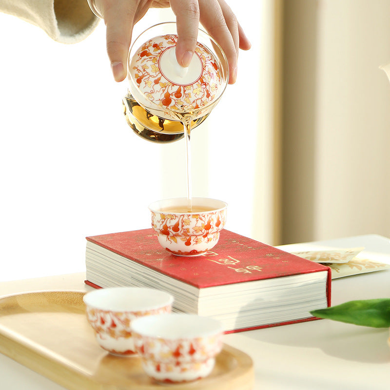 Portable Fulu Express Cup Travel Tea Set