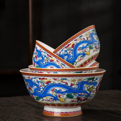 High Leg Ceramic Bone China Tableware Wedding Bowl