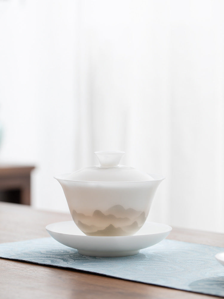 Dehua Ice Jade Porcelain Gaiwan