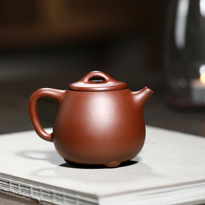 Yixing High Stone Ladle Purple Clay Teapot