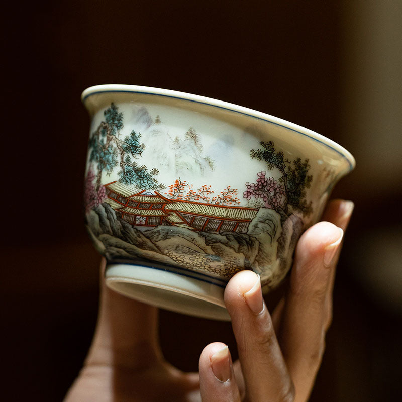 Palace Style Porcelain Master Tea Cup