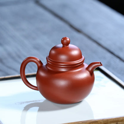 Yixing Purple Clay Big Belly Teapot