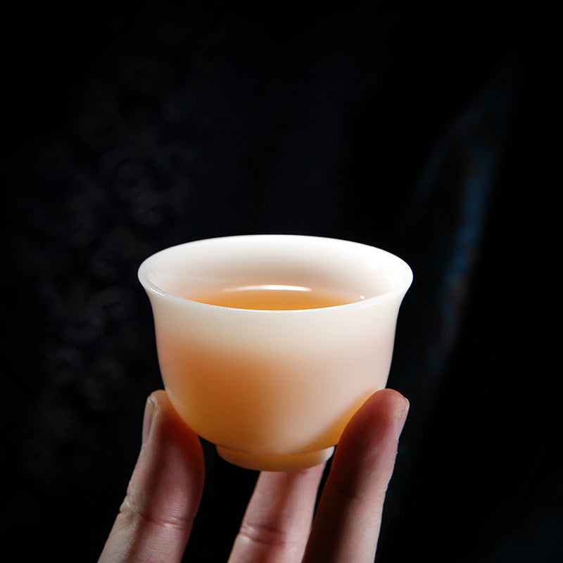 Dehua Frozen White Jade Porcelain Master Cup