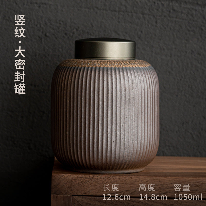 Guzao Burning Ceramic Tea Pot Household Raw Ore Stoneware Tea Container Pu&