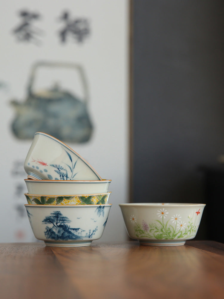 Hand-Painted Antique Master Tea Cup