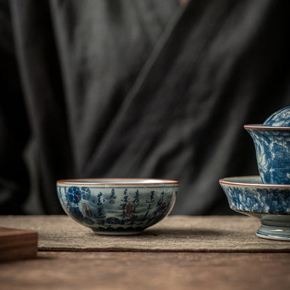 Antique Style Handmade Porcelain Tea Cup