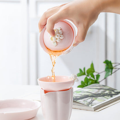 Pink Cherry Blossom Gaiwan