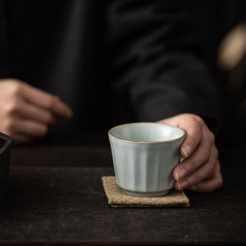 Ru Ware Porcelain Tea Tasting Cup