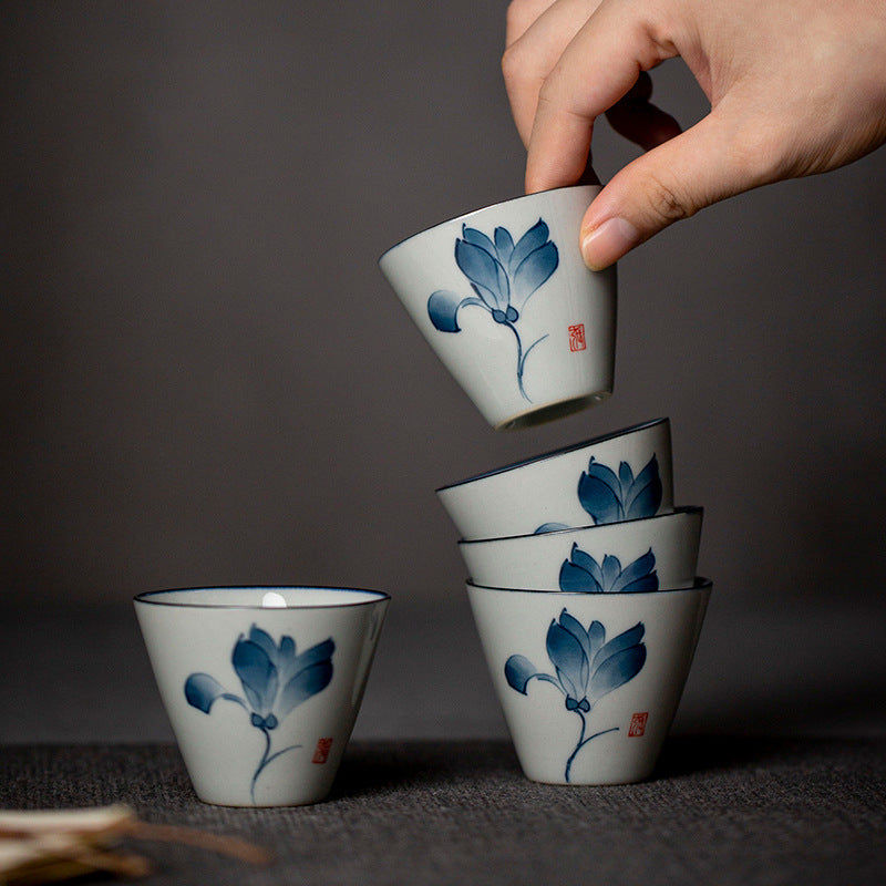 Hand-Painted Retro Tea Tasting Cup