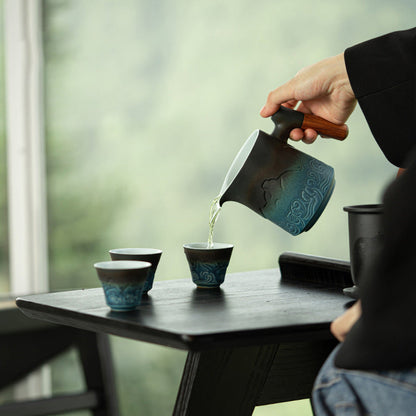 Outdoor Portable Ceramic Kung Fu Tea Set