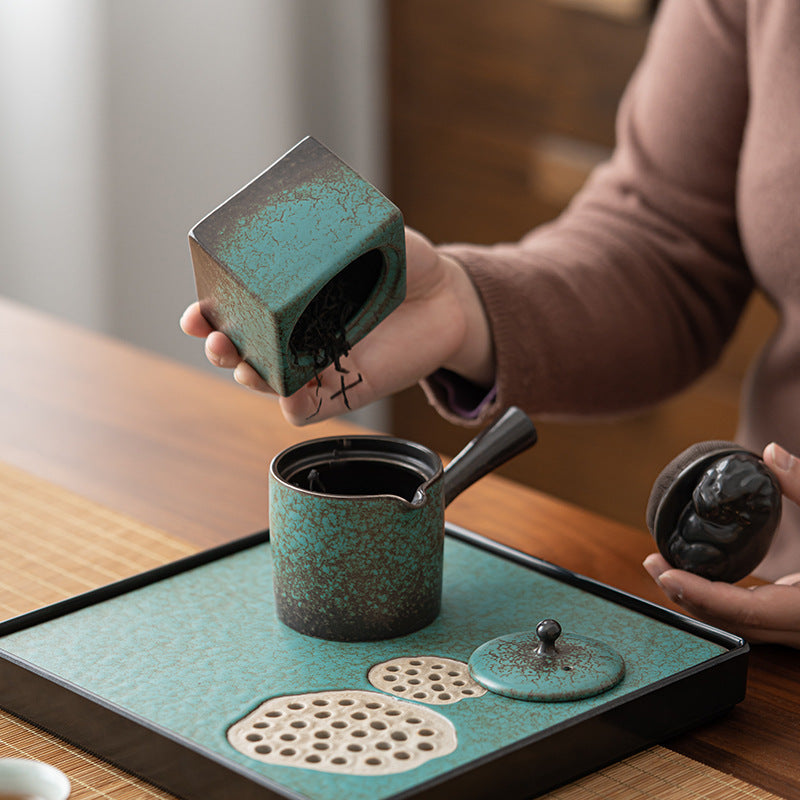 Vintage Ceramic Sealed Mini Tea Pot