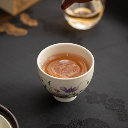 Classic Ceramic Pastel Tea Tasting Cup
