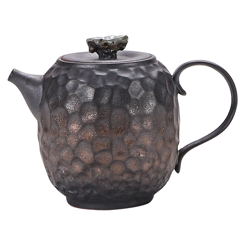 Japanese Style Gilding Iron Glaze Stone Teapot