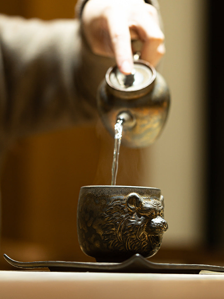 Gold Glaze Stoneware Master Cup