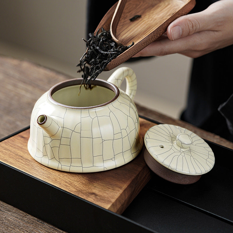 Gracked Glaze  Ru Ware Teapot