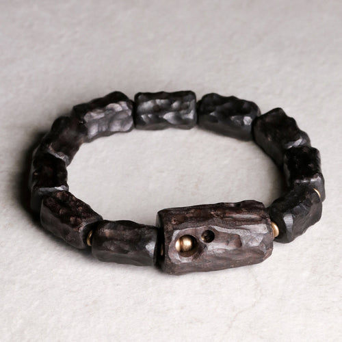 Retro Original Handmade Texture Blackwood Beads Bracelet