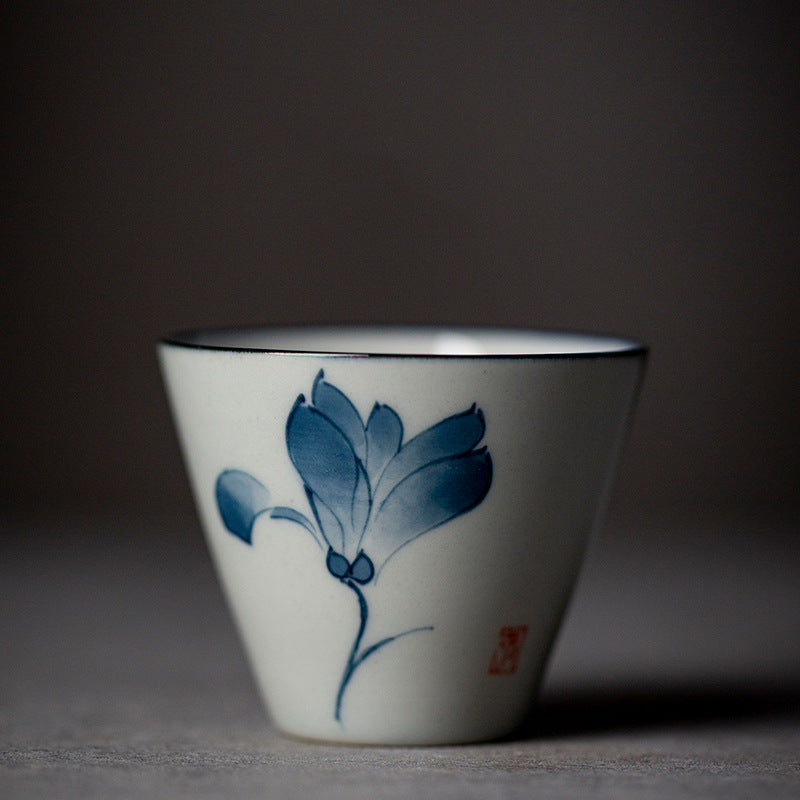 Hand-Painted Retro Tea Tasting Cup