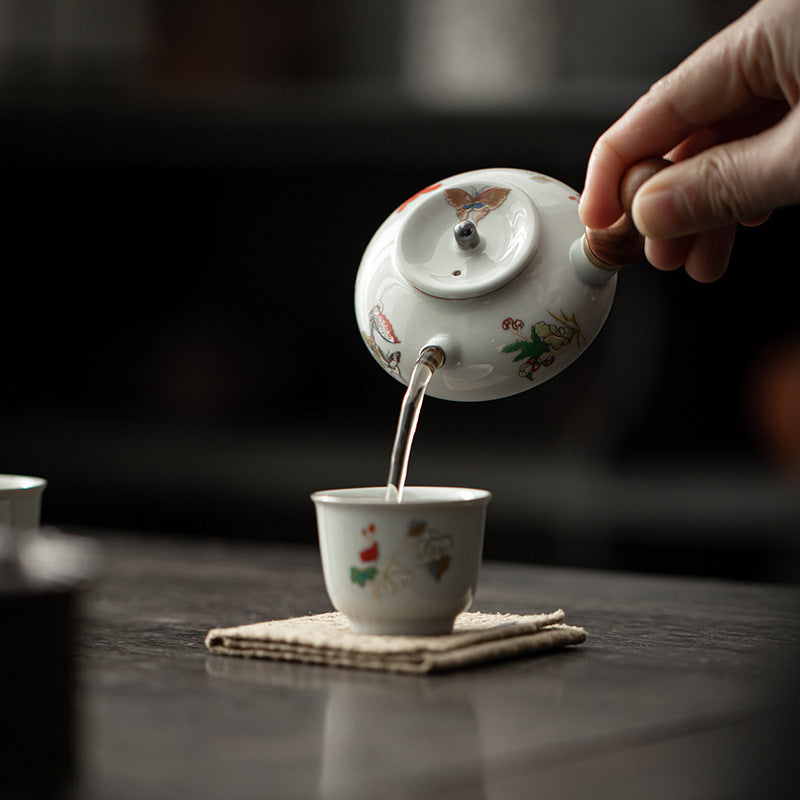 Japanese Simple Ceramic Small Teapot