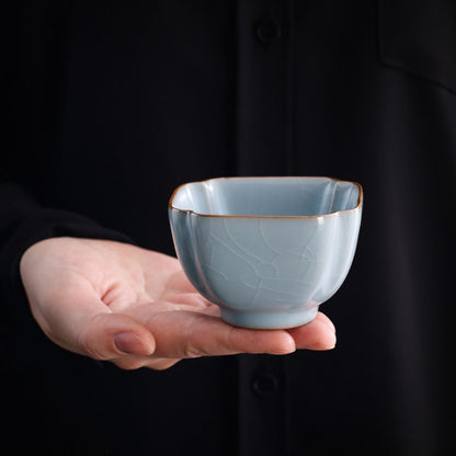Ru Ware Agate Colorful Tea Cup