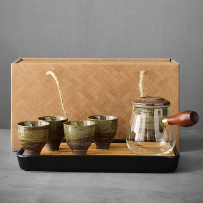 Japanese Style Side Handle  Teapot