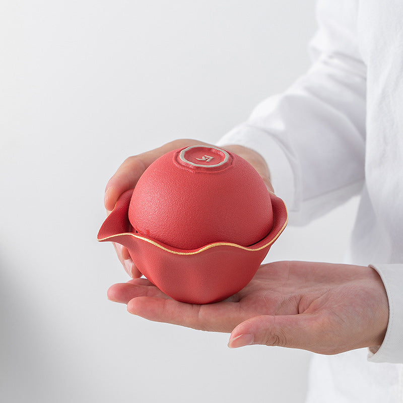 Portable Ceramic Travel Tea Set