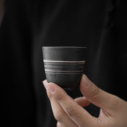 Ji Ji Feng Stoneware Handmade Tea Cup