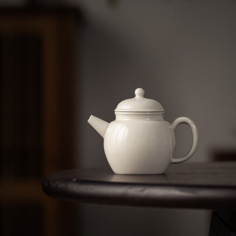 Fulai Grass and Wood Glazed Tea Pot