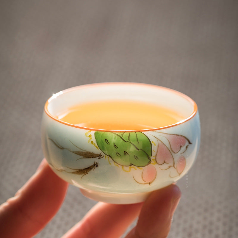 Personalized Zen Porcelain Tea Cup