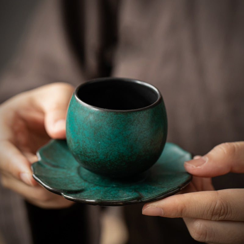 Modern Simple Turquoise Green Tea Cup