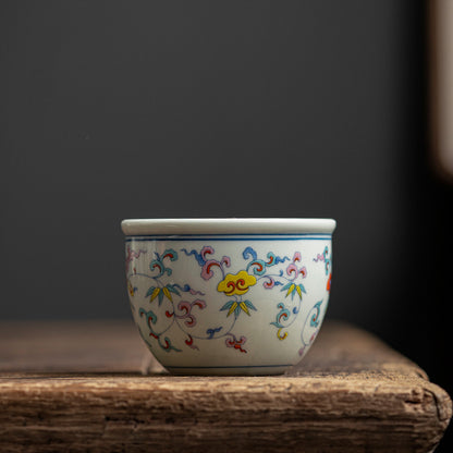 Enamel Color Tea Tasting Cup Set