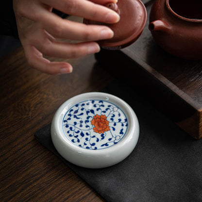 Chinese Blue and White Ceramic Tea Tray