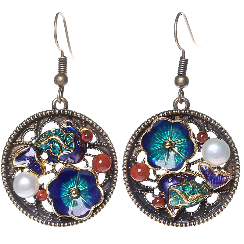 Mori Artistic Retro Niche Design Earrings