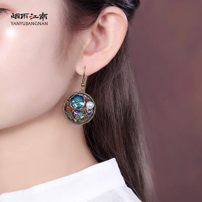 Mori Artistic Retro Niche Design Earrings