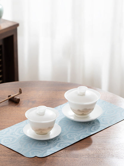 Dehua Ice Jade Porcelain Gaiwan