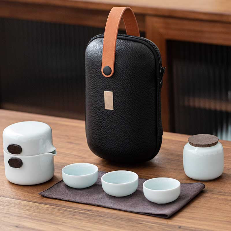 High-End Portable Travel Kung Fu Tea Set