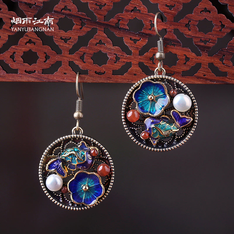 Mori Artistic Retro Niche Design Earrings