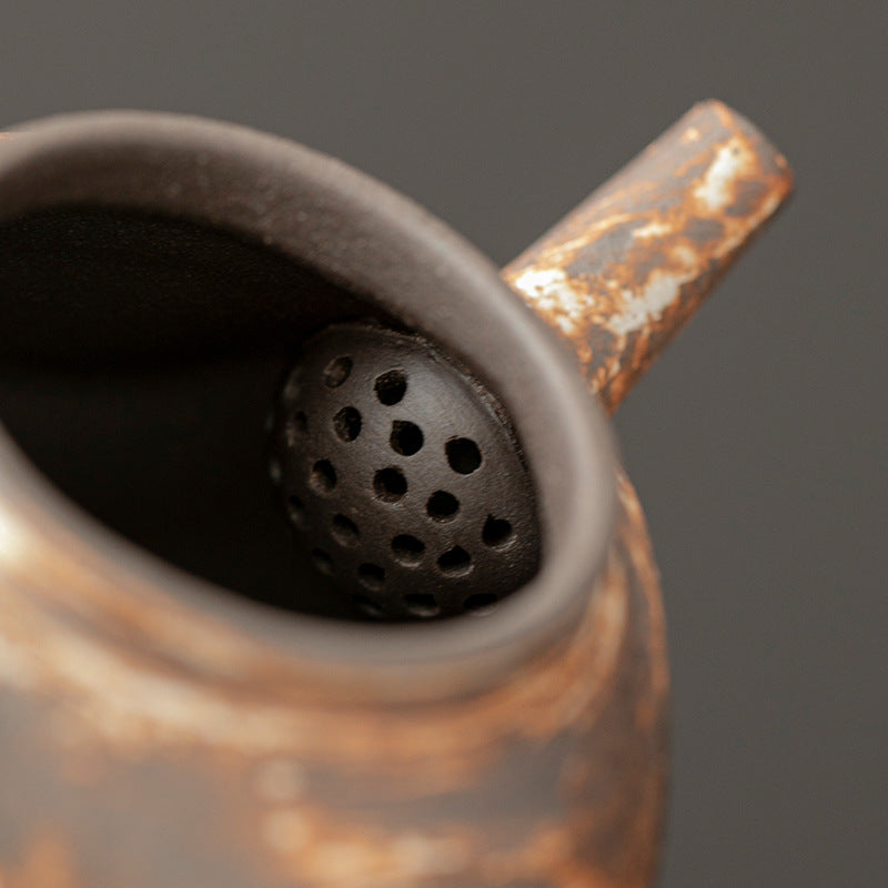 Japanese-Style Handmade Stoneware Teapot